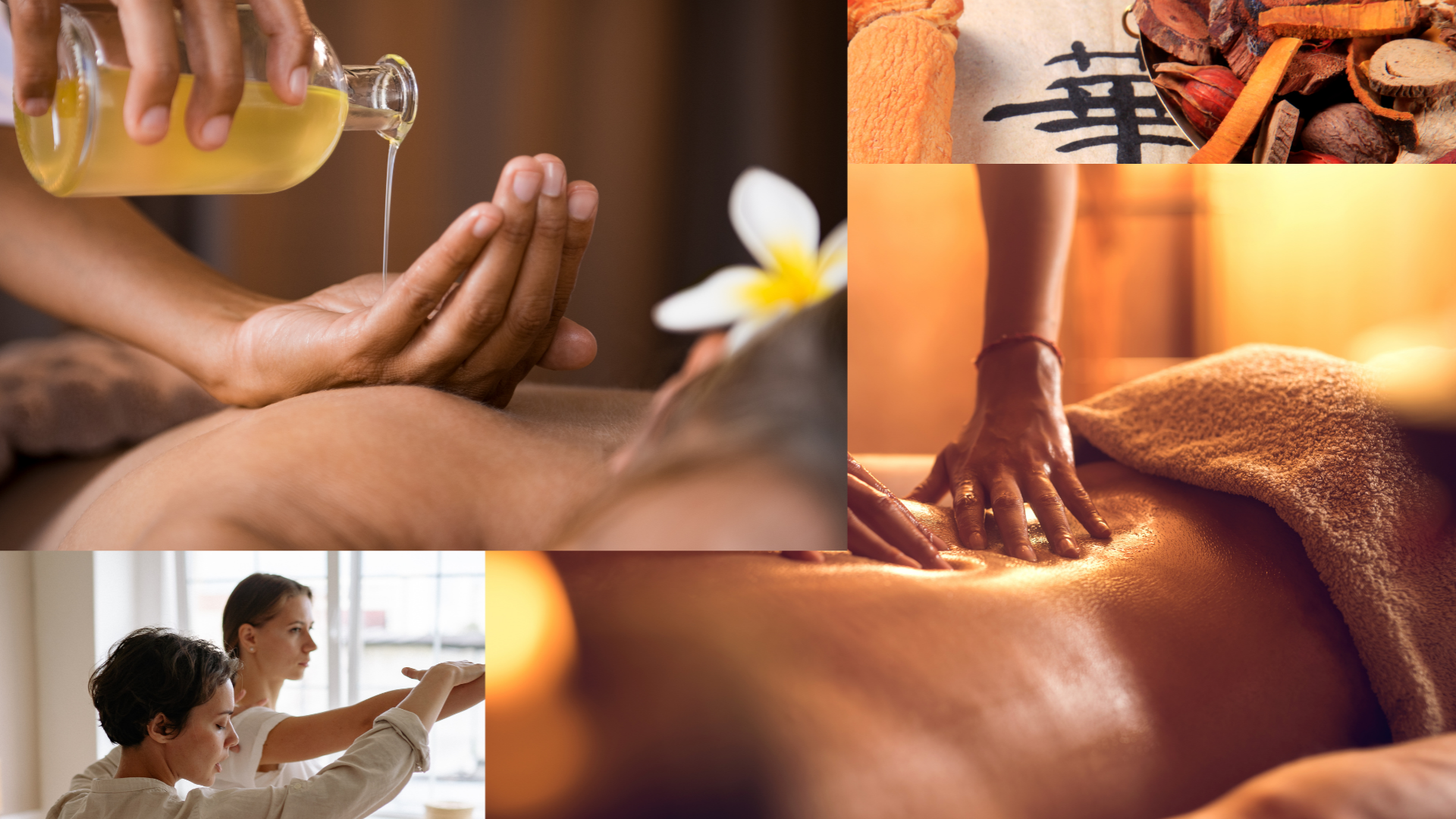 Massage, Kinesiologie und TCM